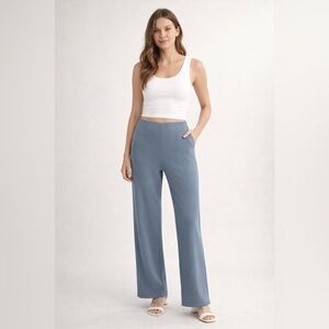Banana Republic Flowy Bootcut Grey Pants Size Small NWT